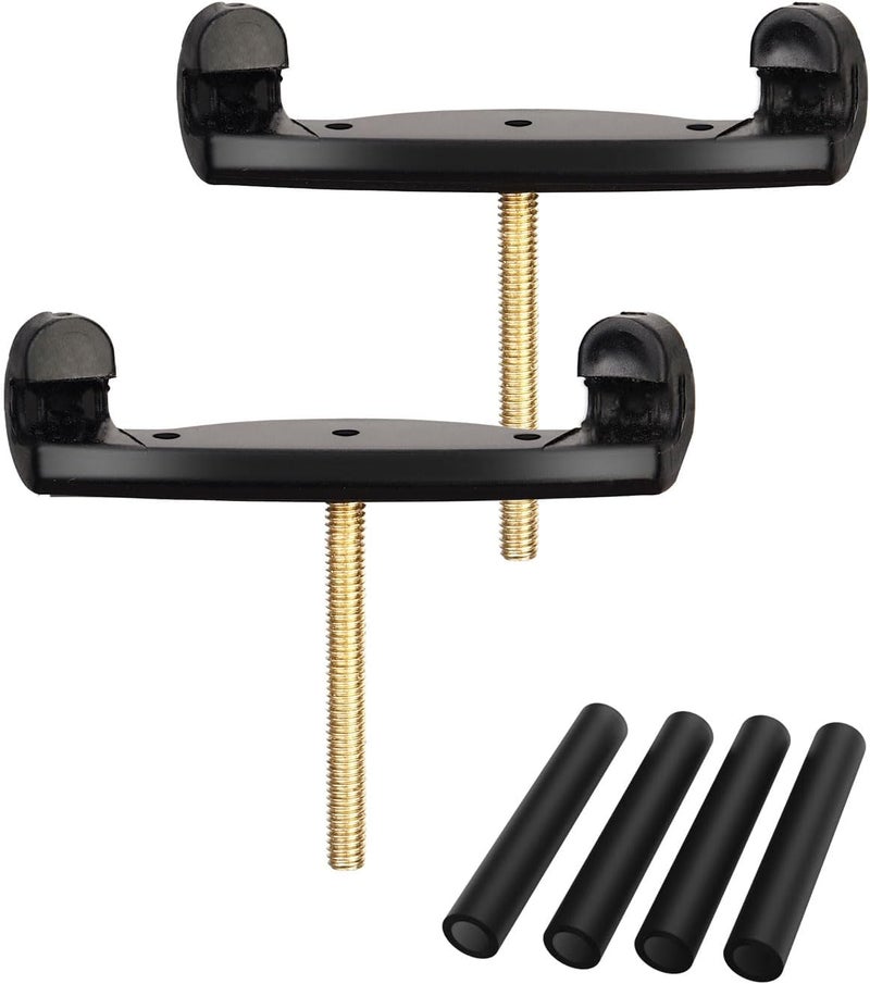 LMS Universal Extra Long Fork for Violin Shoulder Rest 4/4 3/4 Full Size, Replacement for Violin Viola Fiddle Shoulder Rest Extra-Long Feet, 1.5 inch (Black) - Image 1